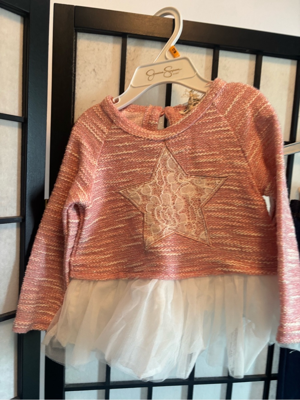 Jessica Simpson baby girl matching outfit